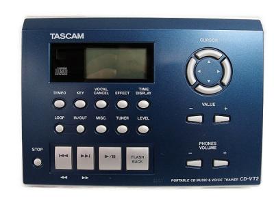 TASCAM ポータブルCDプレーヤー CD-VT2 トレーナー