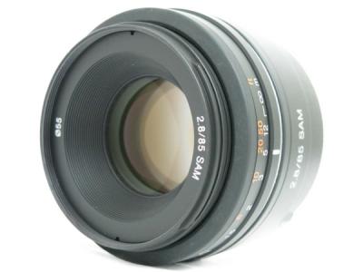 ソニー 85mm F2.8 SAM SAL85F28 単焦点 レンズ フード付き 中望遠 軽量