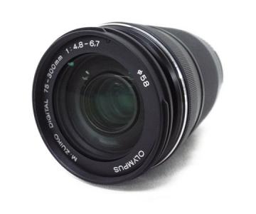 OLYMPUS オリンパス M.ZUIKO DIGITAL ED 75-300mm F4.8-6.7 II カメラ ズームレンズ 望遠 ブラック