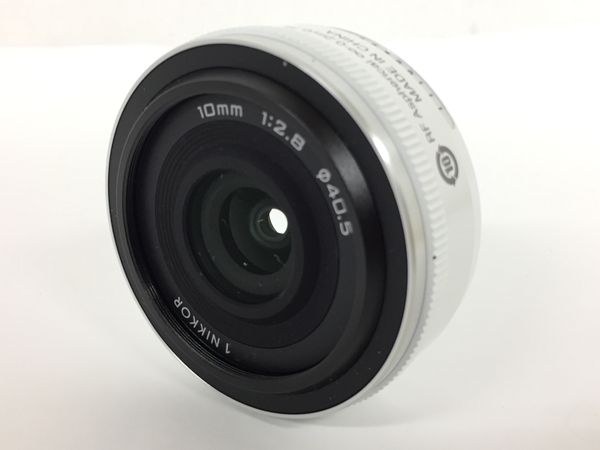 Nikon 1 NIKKOR 10mm F2.8 単焦点レンズ ホワイト(レンズ)-