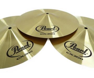 Pearl パール CX200 シンバル 13インチ 3枚 セット 楽器 演奏