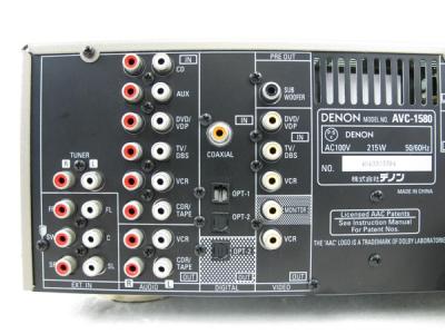 アンプ DENON AVC-1580 希少品】DENON デノン AVC-1580 AVアンプ - メルカリ