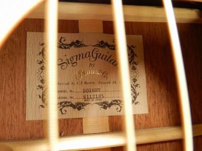 Sigma Guitars by Martin S016NY(アコースティックギター)の新品/中古