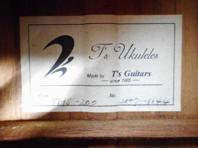 T'S Guitars TMS-200(ウクレレ)の新品/中古販売 | 1398491 | ReRe[リリ]