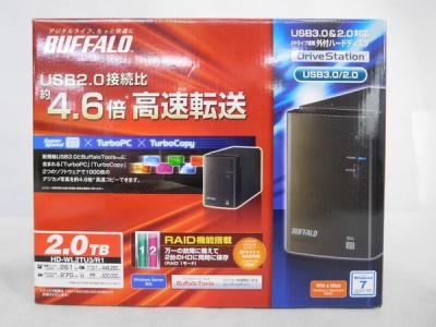Buffalo製　「HD-WL2TU3/R1」中古品 Amazon.co.jp: BUFFALO USB3.0用 AV向けドライブ採用 高耐久 外