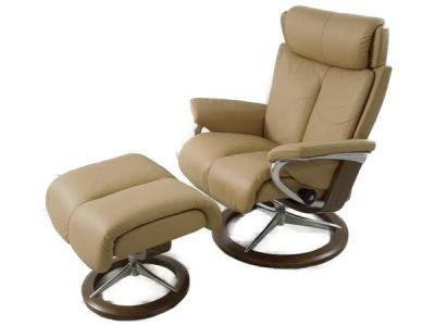 EKORNES エコーネス ストレスレスチェア マジック Mサイズ オットマン付 家具