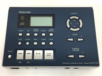 TASCAM ポータブルCDプレーヤー CD-VT2 トレーナー
