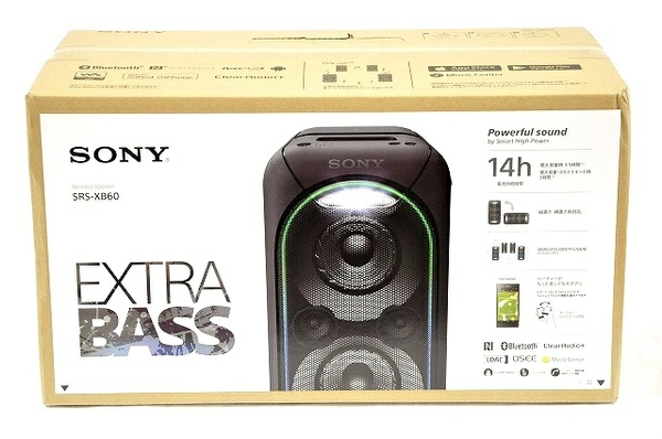 SONY ソニー ワイヤレススピーカー Bluetooth SRS-XB60 - オーディオ機器