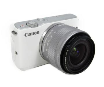 Canon EOS M10 ミラーレスカメラ ダブルズーム ホワイト