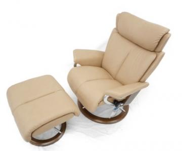 EKORNES エコーネス ストレスレスチェア マジック Mサイズ オットマン付 家具