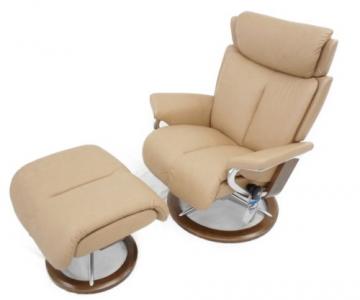 EKORNES エコーネス ストレスレスチェア マジック Mサイズ オットマン付 家具