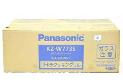 Panasonic パナソニック IHラクッキングリル KZ-W773S ビルトイン IHクッキングヒーター シルバー
