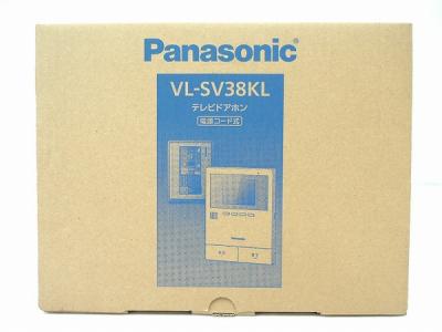 Panasonic パナソニック VL-SV38KL テレビドアホン シンプル スリム ドアホン 電源コード式