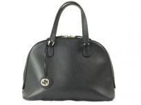 GUCCI グッチ 388560 2wayハンドバッグ LADY DOLLAR レザーバック ハンドバック ブラック 黒 レディース
