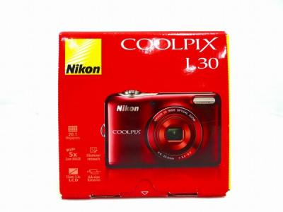 Nikon デジタルカメラ COOLPIX L30 5倍ズーム 2005万画素 乾電池タイプ