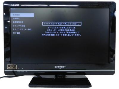 SHARP シャープ AQUOS アクオス LC-19K7-B 液晶テレビ 19V型 ブラック