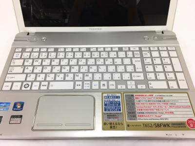 東芝 T652/58FWK PT65258FBFWK(ノートパソコン)の新品/中古販売