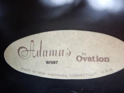 OVATION Adamas W597(アコースティックギター)の新品/中古販売 ...
