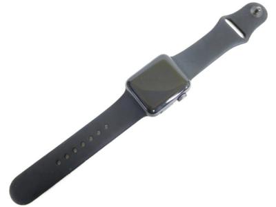 Apple Watch アップルウォッチ Series 3 MQKV2J/A 38mm Case スペースグレイ・アルミニウム/スポーツバンド・ブラック GPS