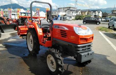 長野県発 整備済み クボタ KT22 トラクター 99.4h 安全バー 自動水平 自動深耕 ポンパ 4駆 倍速 逆転 ロータリー付 直