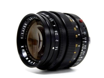 Leica LEITZ WETZLAR SUMMILUX 50mm F1.4 ズミルックス ブラック レンズ