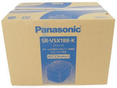 Panasonic SR-VSX188-K ブラック 黒 Wおどり炊き スチーム&amp;可変圧力IHジャー炊飯器 1升 パナソニック
