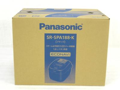 Panasonic パナソニック スチーム&amp;可変 圧力IHジャー 炊飯器 SR-SPA188-K 1升 ブラック