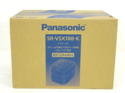 Panasonic パナソニック スチーム&amp;可変 圧力IHジャー 炊飯器 SR-VSX188-K 1升 ブラック