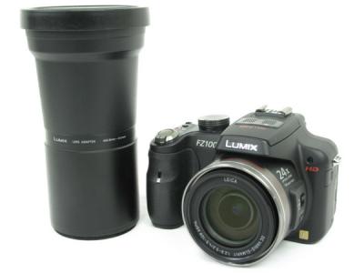 Panasonic パナソニック LUMIX DMC-FZ100 デジタルカメラ コンデジ ブラック レンズアダプター付