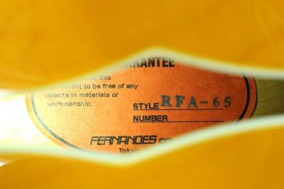 FERNANDES RFA-65 VN(エレキギター)の新品/中古販売 | 1420320 | ReRe