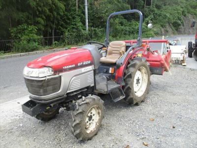 滋賀県発 ヤンマー EF222 トラクター 22馬力 ER214M 4WD 軽油 クリープ 深耕オート 旋回アップ バックアップ 農機具 直