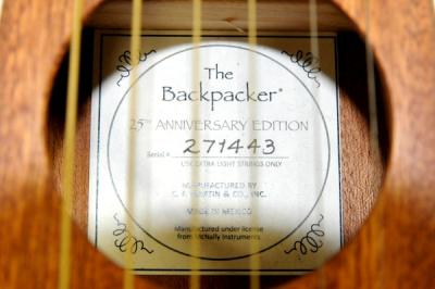 Martin バックパッカー 25th アニーバーサリーエディション