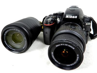 Nikon ニコン 一眼レフ D5300 ダブルズームキット2 ブラック デジタル カメラ