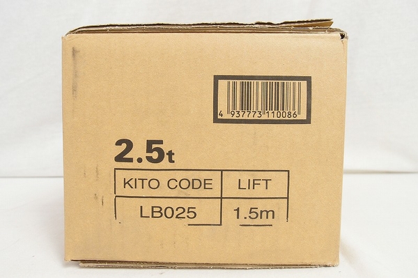 KITO キトー レバーブロック LB025 2.5t 1.5m 工具-