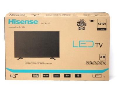Hisense ハイセンス HJ43K3120 LED液晶テレビ 43型 フルハイビジョン 生活家電 家庭用