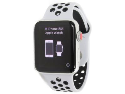 Apple Watch Nike+ Series 3 GPS+Cellularモデル 42mm MQME2J/A ピュアプラチナ/ブラックNikeスポーツバンド