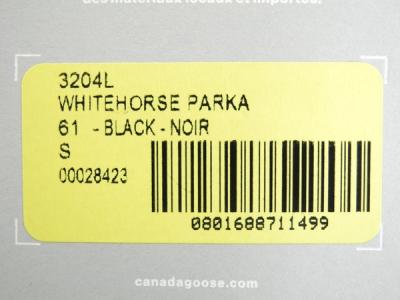 CANADA GOOSE カナダグース WHITEHORSE PARKA ホワイトホース S サイズ
