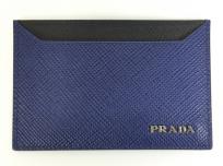 PRADA プラダ 2MC208 SAFFIANO CUIR カードケース ネイビー ブラック サフィアーノレザー