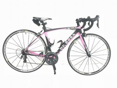 DE ROSA デローザ IDOL 47サイズ ブラックピンク カーボン フレーム 自転車 アルテグラ