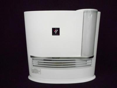 シャープ 加湿セラミックファンヒーター プラズマクラスター搭載 ホワイト HX-E120-W