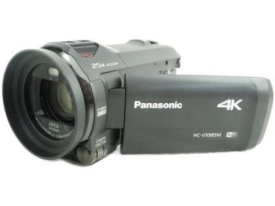 Panasonic パナソニック 4K ビデオカメラ HC-VX985M ブラック 光学20倍 内蔵64GB デジタル ハンディ カメラ