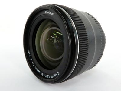 Canon キヤノン EF 35mm 1:2 IS USM EF3520IS カメラレンズ 広角 単焦点 趣味 撮影 コレクション