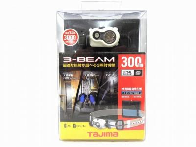 Tajima タジマ 3-BEAM LE-E301-W ホワイト ペタ LED ヘッド ライト