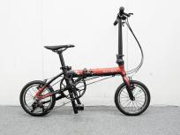 DAHON K3 14インチ 折りたたみ 自転車 1×3 3段階切り替え レッド×マットブラック ダホン