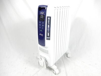 DeLonghi デロンギ ドラゴンデジタルスマート QSD0712-MB オイルヒーター  ピュアホワイト+ブルー
