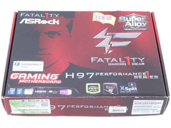 ASROCK H97 performance fatal1ty(パソコン)-