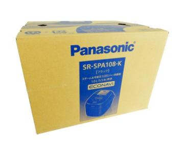 Panasonic パナソニック SR-SPA108-K ブラック スチーム 可変圧力 IHジャー 炊飯器