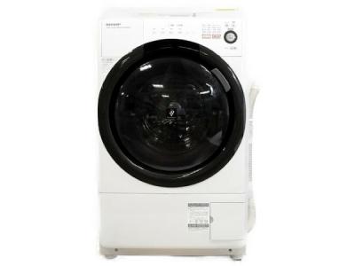 SHARP シャープ ES-S60-WL ドラム式 洗濯 乾燥機 6kg 大型