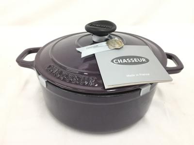 シャスール鍋 ラウンドキャセロール もったいなく 20cm 新品未使用！ 
