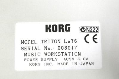 KORG TRITON Le 76(キーボード、シンセサイザー)の新品/中古販売 